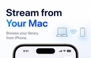 Stream from hosting device, easy connect