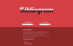 Bibliogram screenshot 1