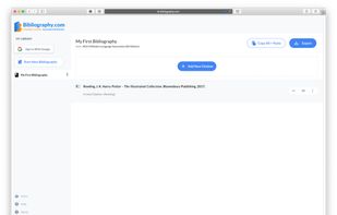 Bibliography.com screenshot 3