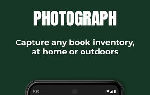 Photograph bookshelf.