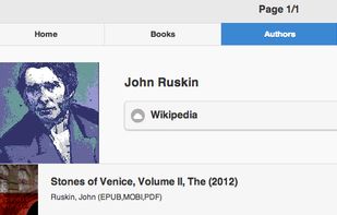 Traditionally Calibre is focussed on books, the titles have detail pages and are visualized by their cover images. Authors existed only as names. BicBucStriim tries to chnage that and adds the possibilit to add metadata to authors. The author apges aren’t restricted anymore to listing the books for an author, but can also contain:

author image
links to blogs and other author-related web pages