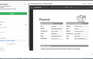 Save bid PDFs in the cloud. Parse them into the budget with AI.