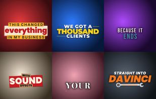 Some of the 45 caption styles