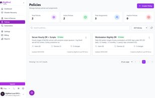 Backup Policies
