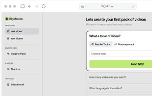 BigMotion screenshot 1