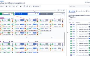 Board - Visualize dependencies between various tasks, teams, and resources. Bring more predictability to your agile planning, Scrum, SAFe®, or other methodologies.