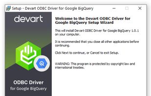 ODBC Driver for Google BigQuery screenshot 1