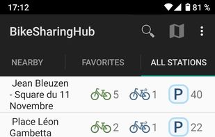 BikeSharingHub screenshot 1