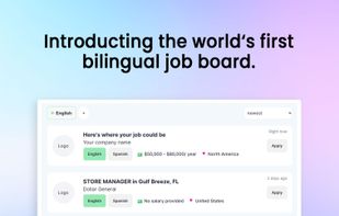 BilingualJobs.io screenshot 1
