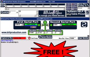 Bill Serial Port Monitor screenshot 1
