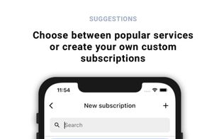 Billey • Subscriptions Tracker screenshot 1