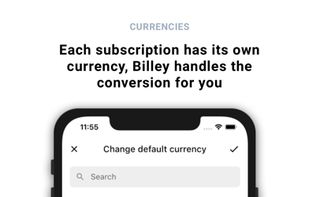 Billey • Subscriptions Tracker screenshot 3