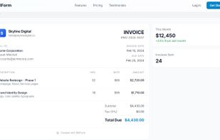 BillForm screenshot 1