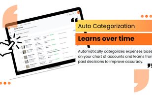 auto categorize receipts, invoices for accounting sync