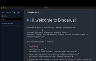 Binderus screenshot 1