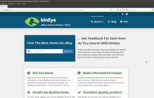 binEye Feedback Checker screenshot 1
