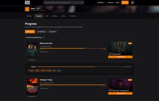 Tv progress tracking