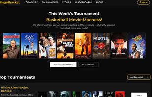 Tournament page
