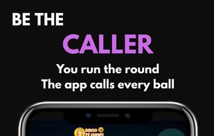 Digital number caller with voice announcements, draw and speed control.