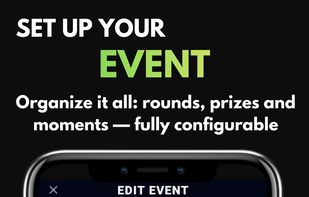 Complete event planner to configure multi-phase rounds, patterns, and prizes.