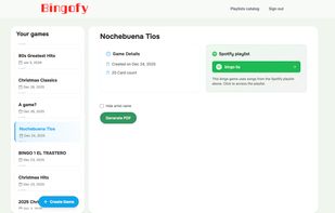 Bingofy screenshot 1