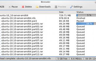 Binreader screenshot 1