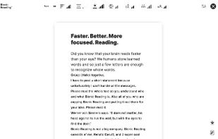 Bionic Reading screenshot 1