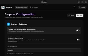 Biopass screenshot 1