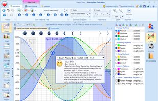 Biorhythms Calculator screenshot 1