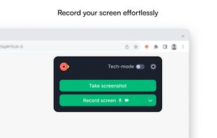 Record screen, mic, camera or take screenshots