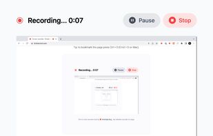 Record what you want to share