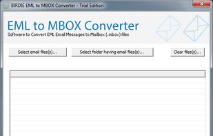 Birdie EML to MBOX Converter screenshot 1