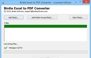 Birdie Excel to PDF Converter screenshot 1