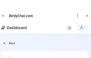 Birdychat -Telegram live chat profile