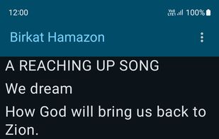 Birkat Hamazon screenshot 3