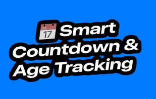 Birthdays Countdown Widget screenshot 1