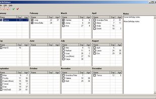 Birthdays screenshot 1