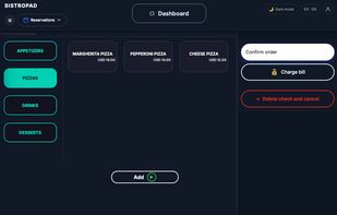 BistroPad Quicksale Panel