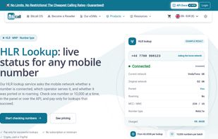 HLR lookup: live status for any mobile number