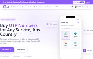 OTP numbers for SMS verification