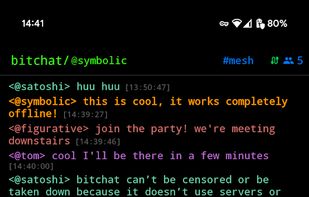 bitchat screenshot 1