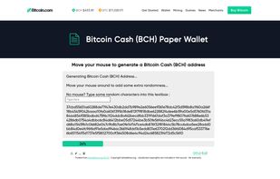 Bitcoin.com Paper Wallet screenshot 1