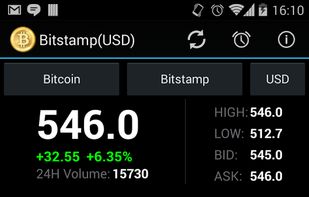 Bitcoin Ticker screenshot 1