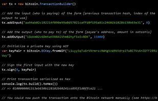 BitcoinJS screenshot 1