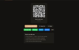 QR Code Share Tab