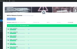 60 second malware scan detects 33% more malware than WordFence and 38% more than MalCare