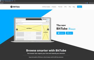 BitTube browser screenshot 1