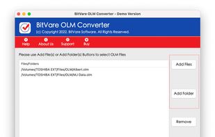 BitVare MBOX Converter for Mac screenshot 1