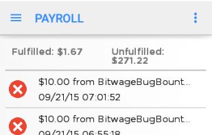 Bitwage screenshot 2