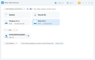 Bitwar Data Recovery Wizard Mode
